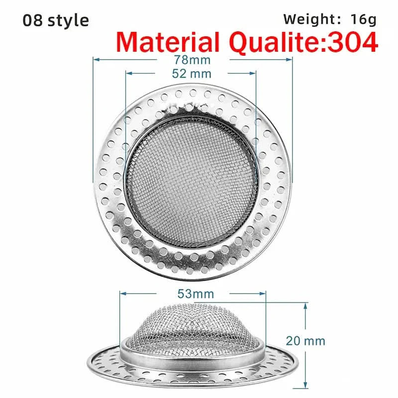 Stainless Steel Sink Strainer for Drain Protection