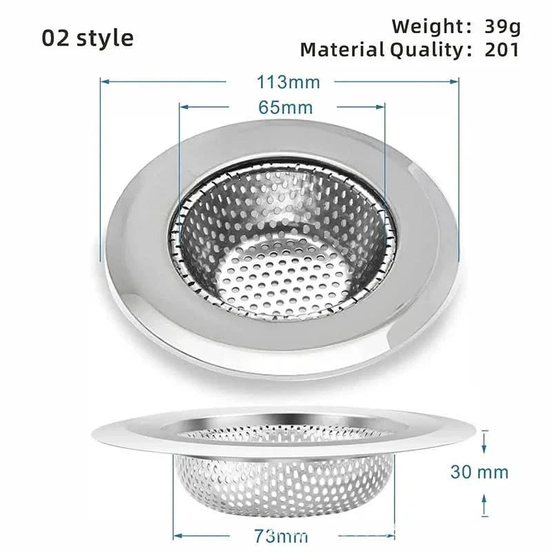 Stainless Steel Sink Strainer for Drain Protection