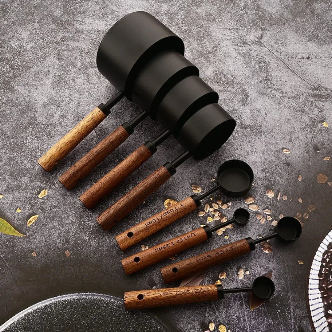 Precision Measuring Spoon Collection with Stylish Grip