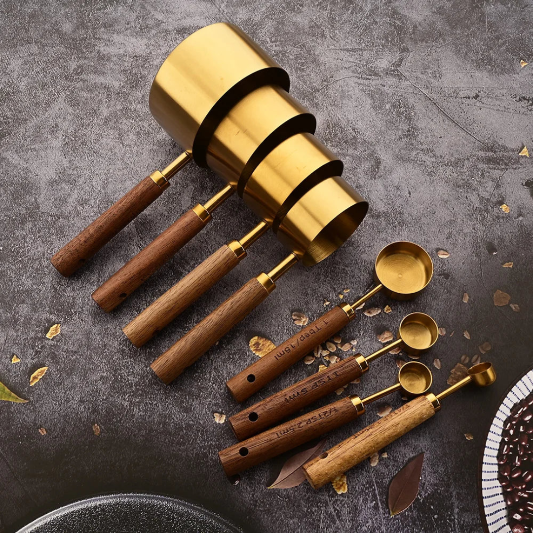 Precision Measuring Spoon Collection with Stylish Grip