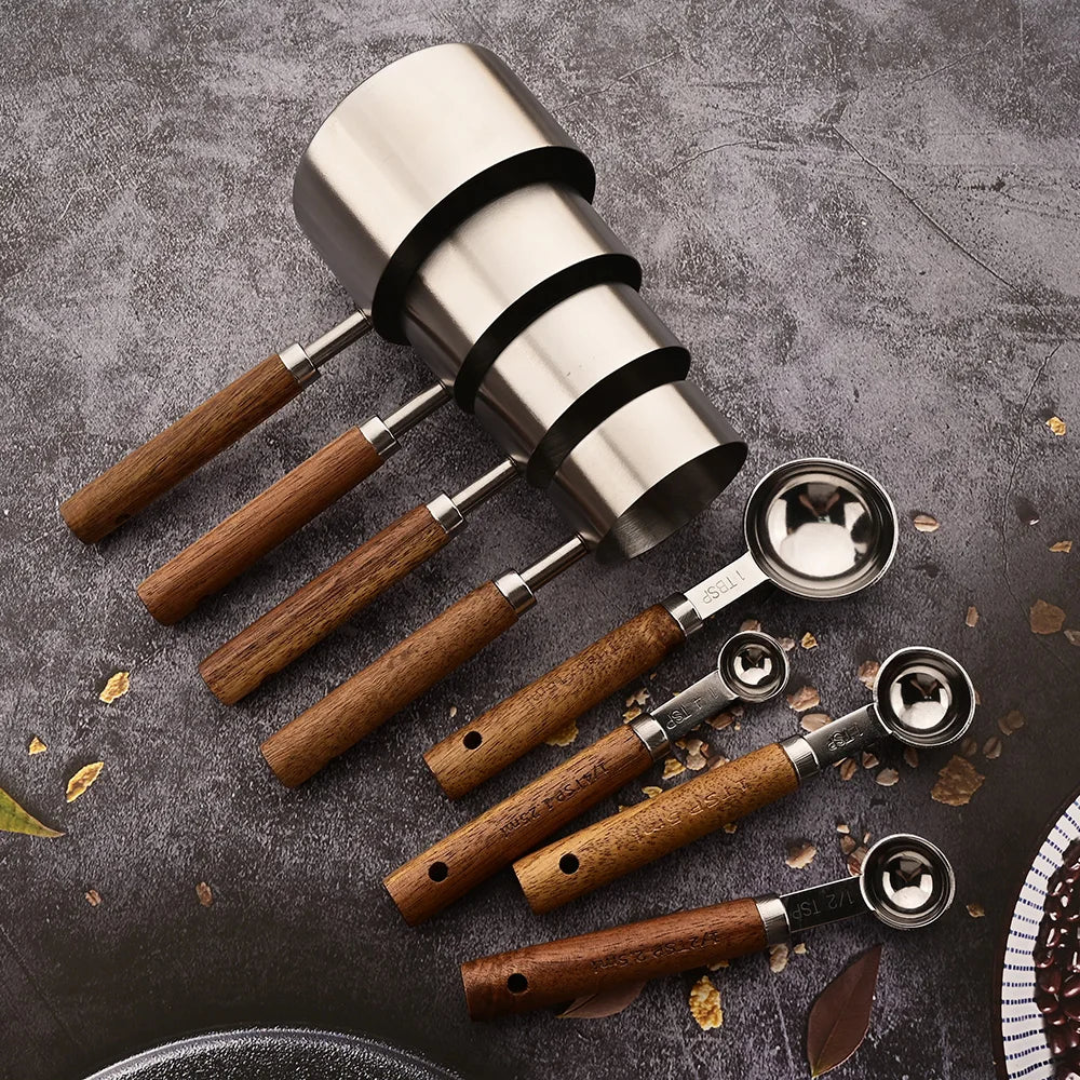 Precision Measuring Spoon Collection with Stylish Grip