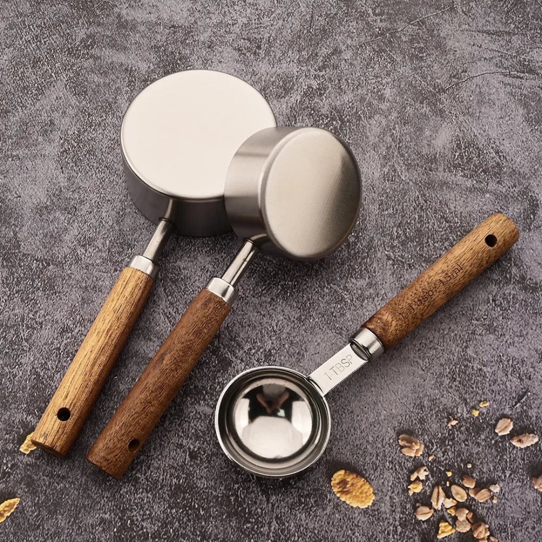 Precision Measuring Spoon Collection with Stylish Grip