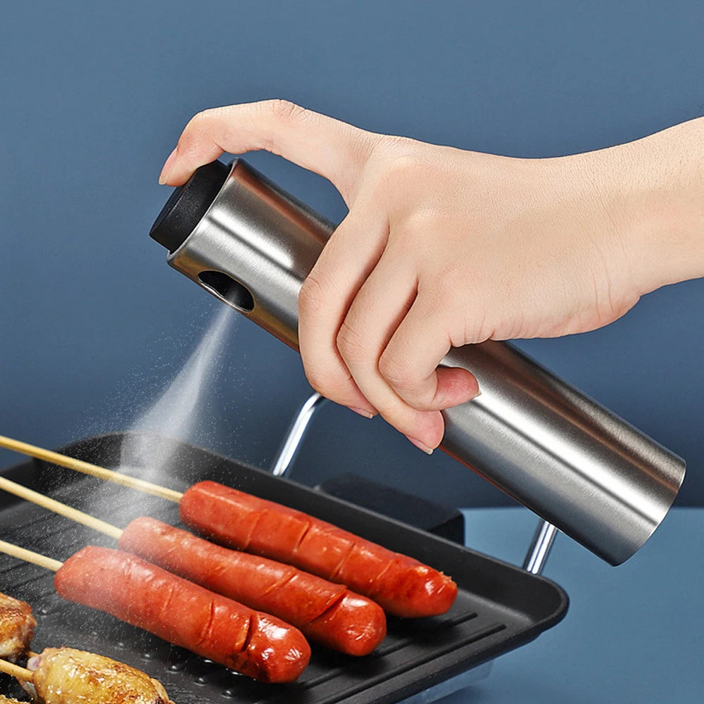 Precision Oil Dispenser - 100ml Fine Mist Spray Bottle for Culinary Use