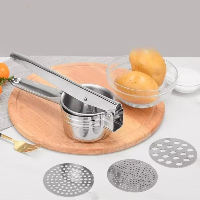 Premium Stainless Steel Vegetable Masher – Customizable Mashing Tool for Perfectly Smooth Results