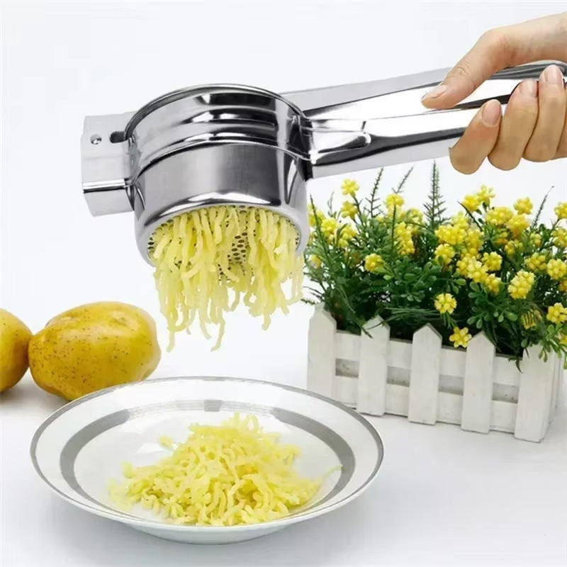 Premium Stainless Steel Vegetable Masher – Customizable Mashing Tool for Perfectly Smooth Results