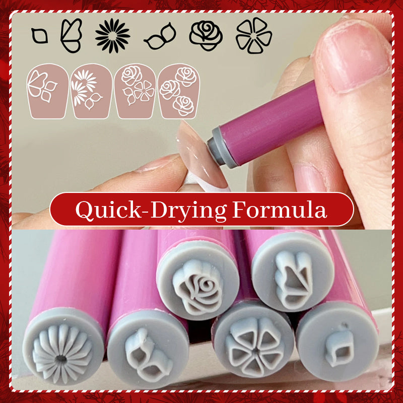 Nail Art Stamping Pen for Creative Designs