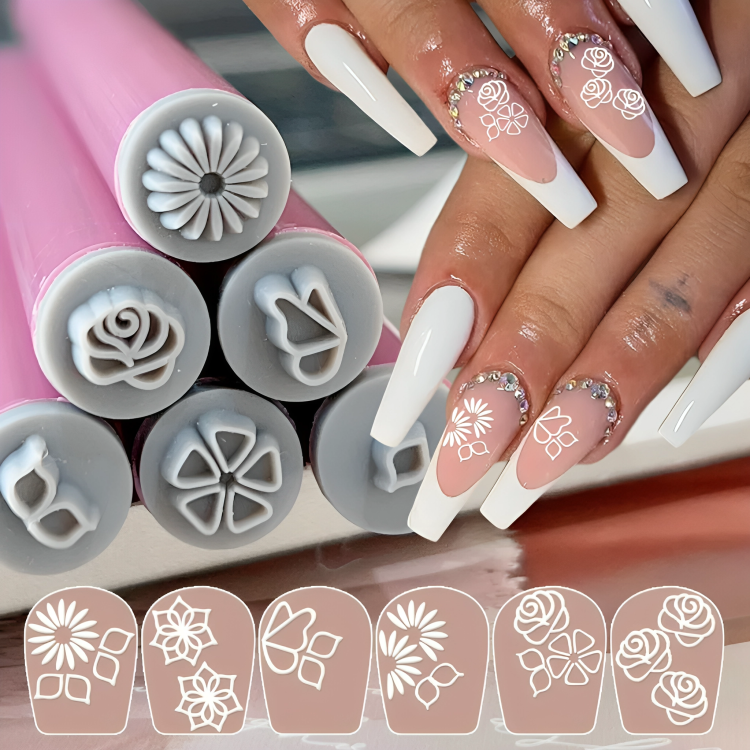 Nail Art Stamping Pen for Creative Designs