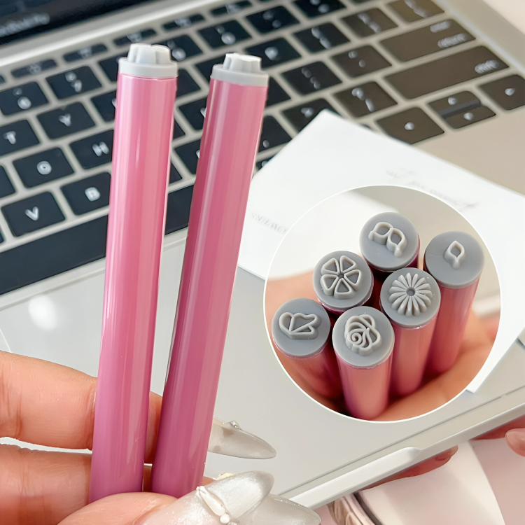 Nail Art Stamping Pen for Creative Designs