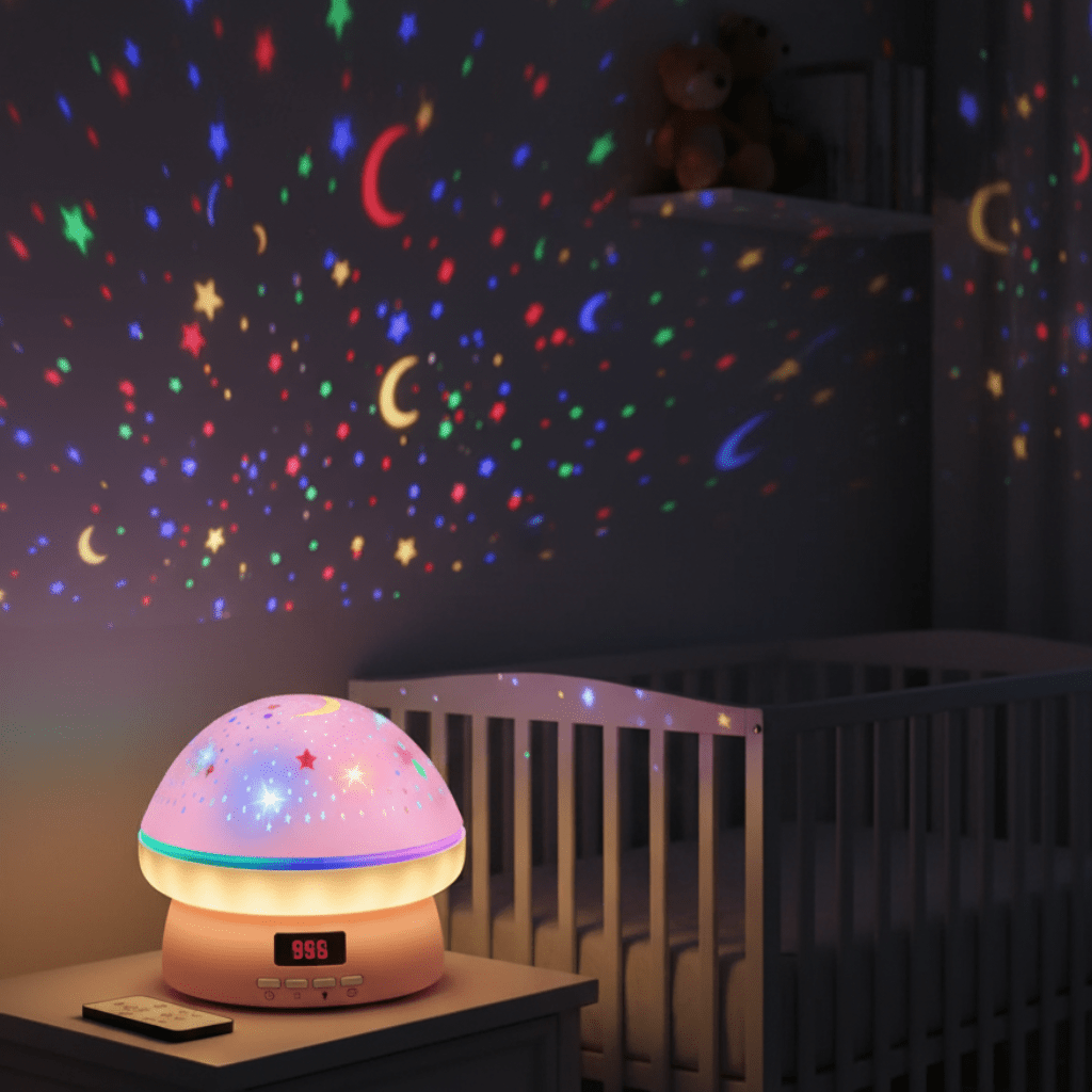 Celestial Dream Projector – 16 Color LED Night Light for Kids