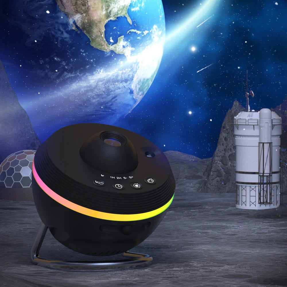 Celestial Dream Projector – 360° Galaxy Night Light