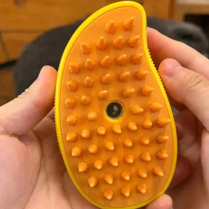Pet Handheld Steam Brush for Easy Grooming