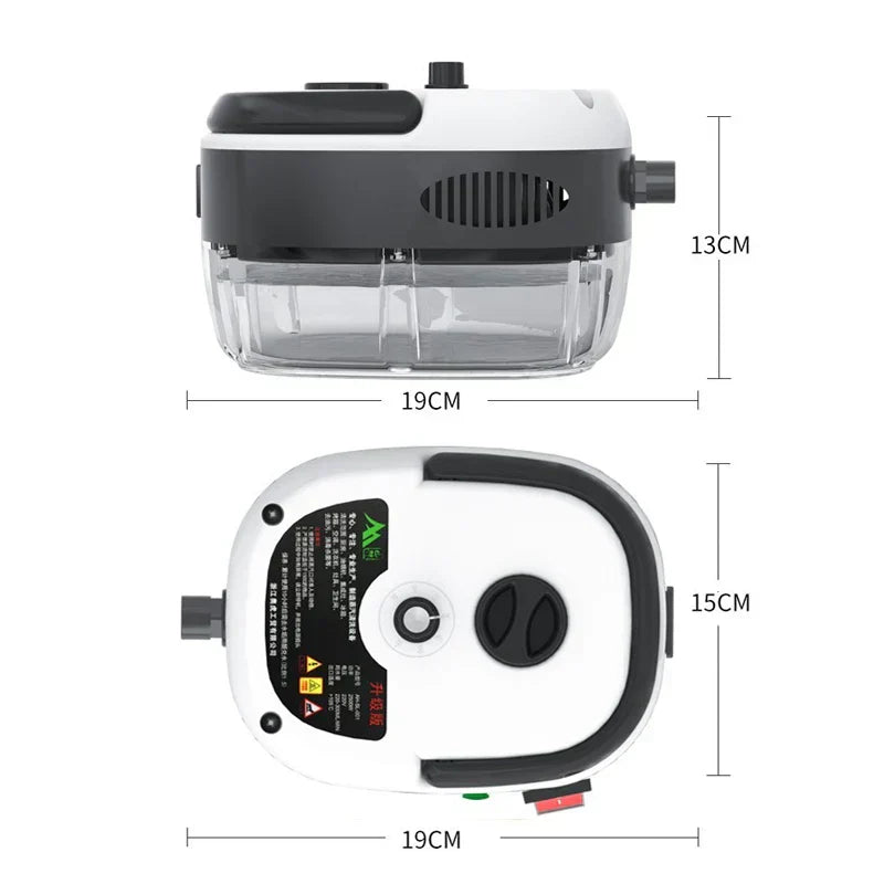 TurboClean 2500W High-Pressure Steam Cleaner for Home & Kitchen