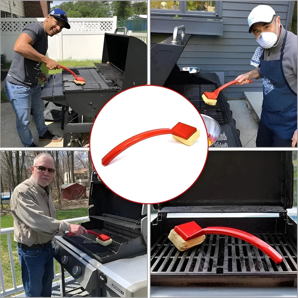 Ultimate BBQ Steam Cleaning Brush with Extended Handle