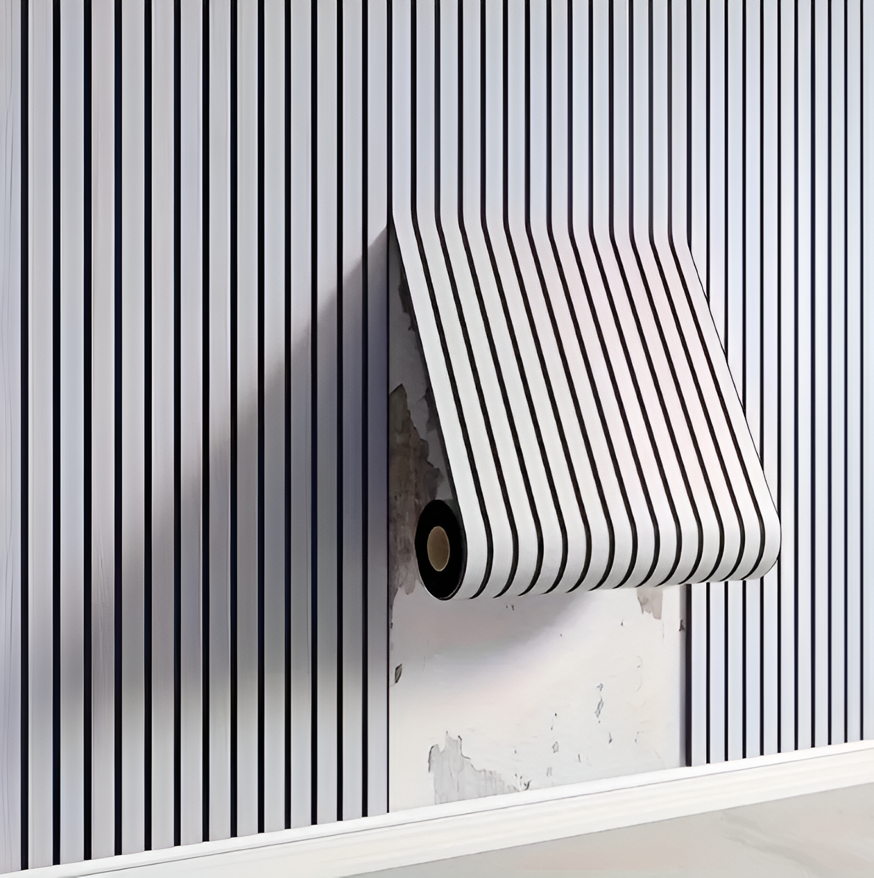 QuickStick 3D Wood Finish Wall Panels with Easy Adhesive Application