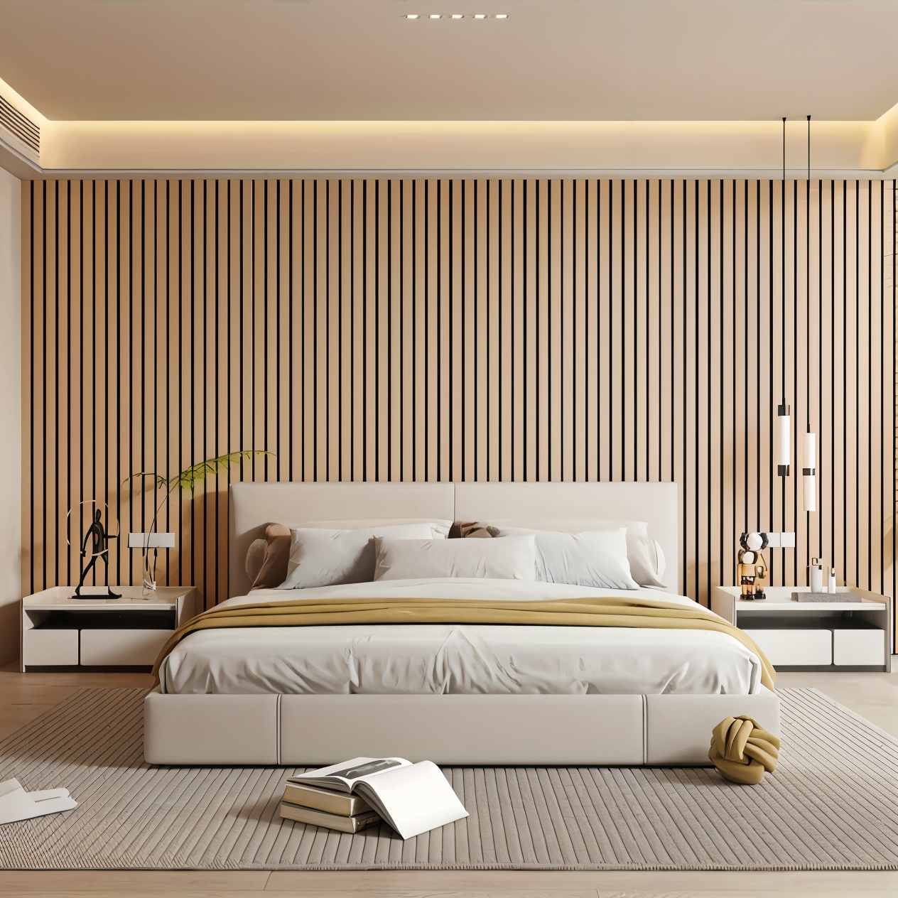 QuickStick 3D Wood Finish Wall Panels with Easy Adhesive Application