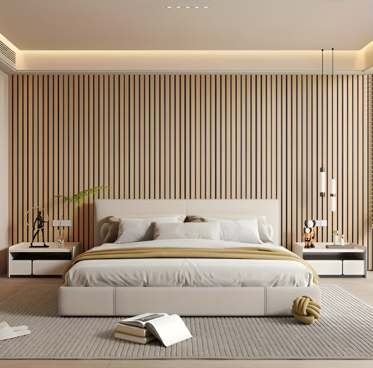 QuickStick 3D Wood Finish Wall Panels with Easy Adhesive Application