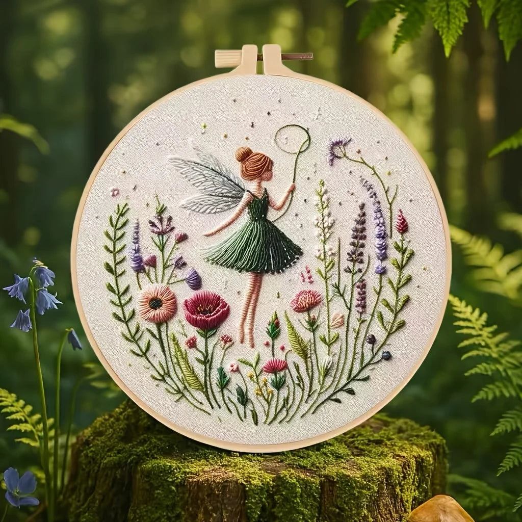 Fairy Girl Stick Set | Pre-Outlined Design | Instructions and Videos