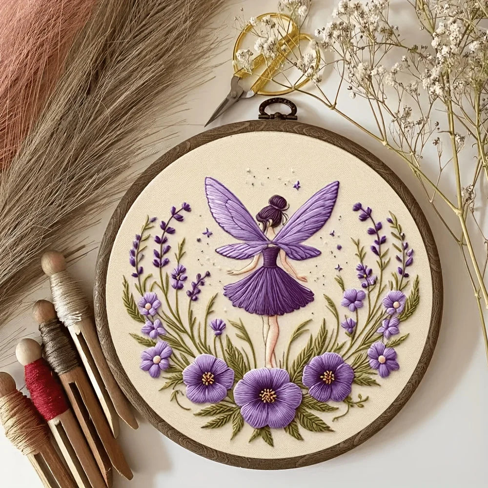 Fairy Girl Stick Set | Pre-Outlined Design | Instructions and Videos