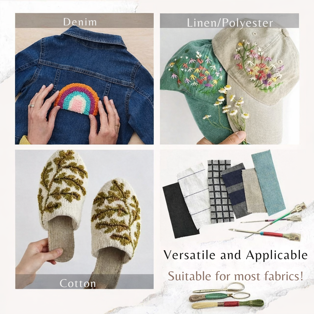 Embroidery Set | Precision Stitching Tool | Ergonomic Comfort Handle