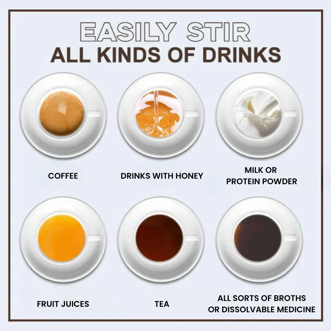 Self-Stirring Mug for Effortless Mixing