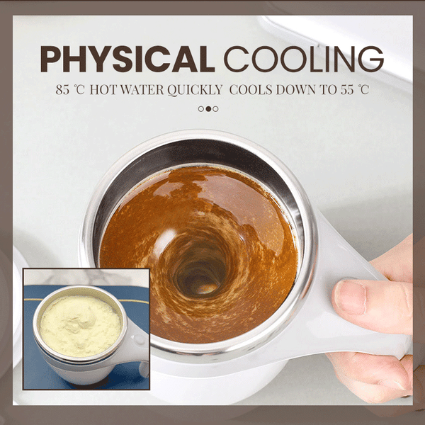 Self-Stirring Mug for Effortless Mixing