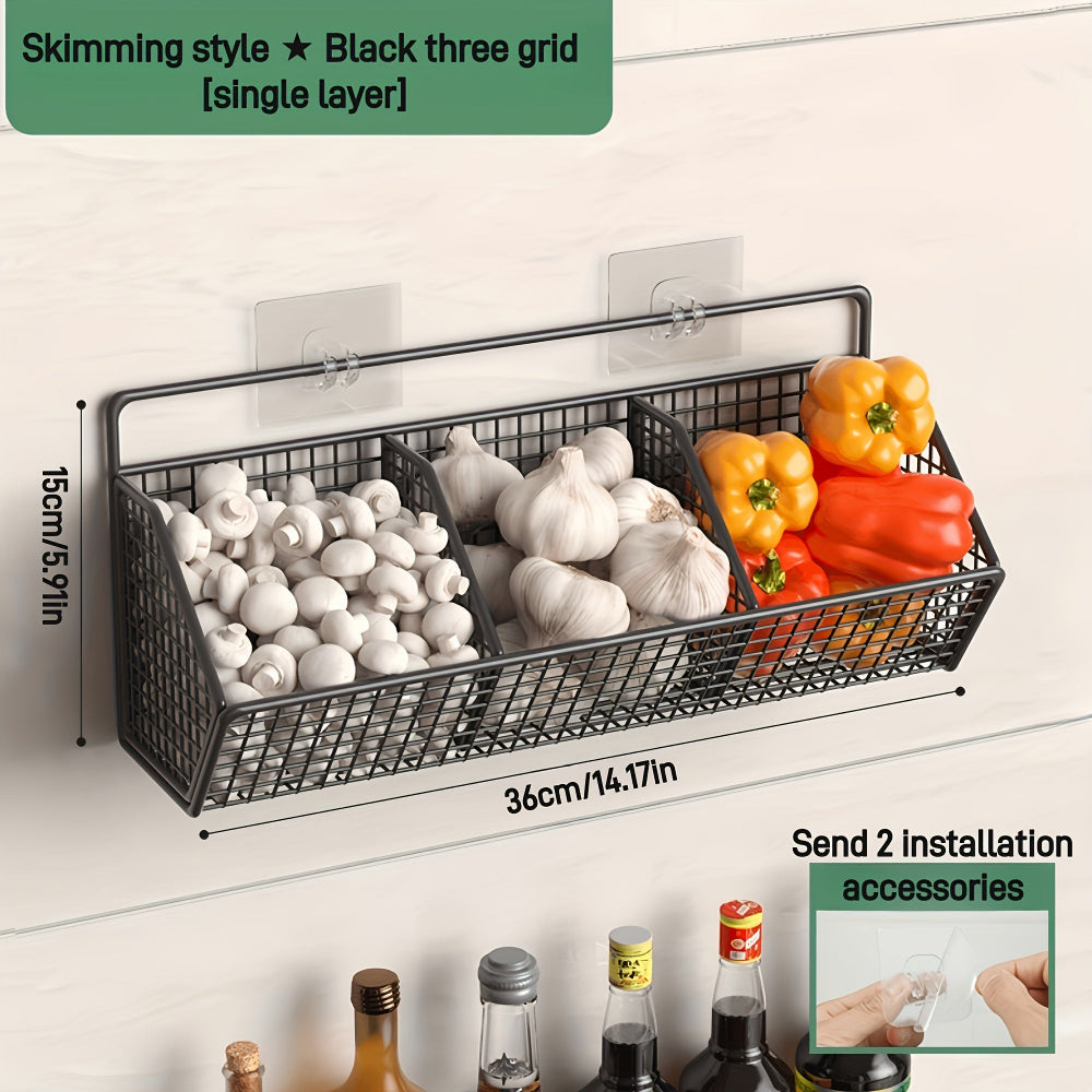 Elevate Your Kitchen with a Chic Wall-Mounted Storage Basket