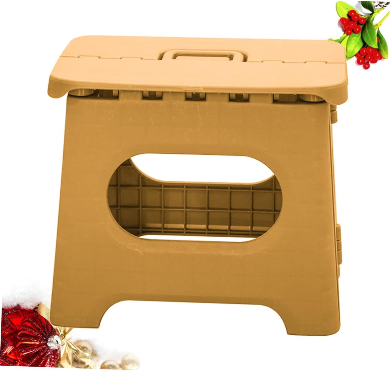 Versatile Portable Folding Step Stool with Easy Grip Handle