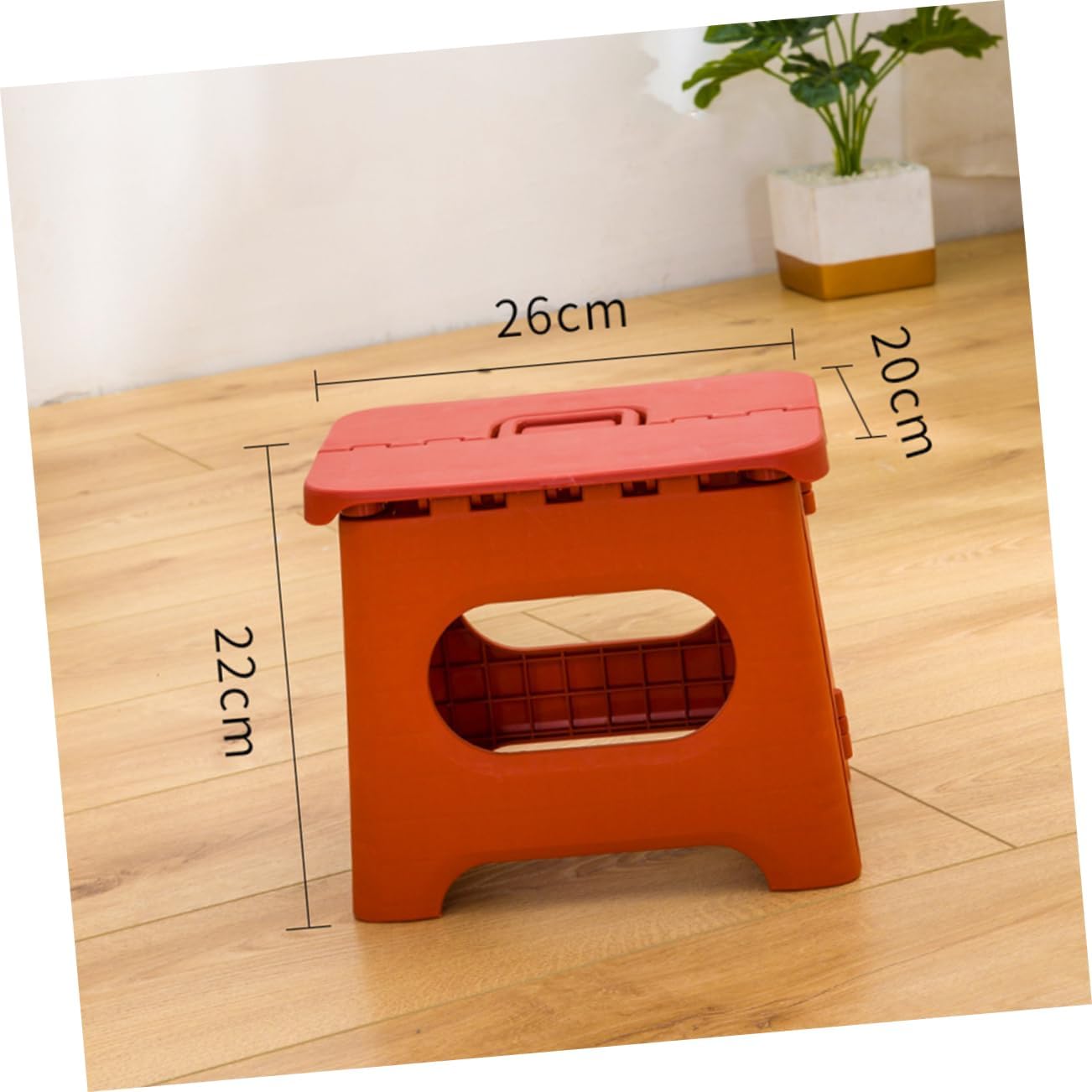 Versatile Portable Folding Step Stool with Easy Grip Handle