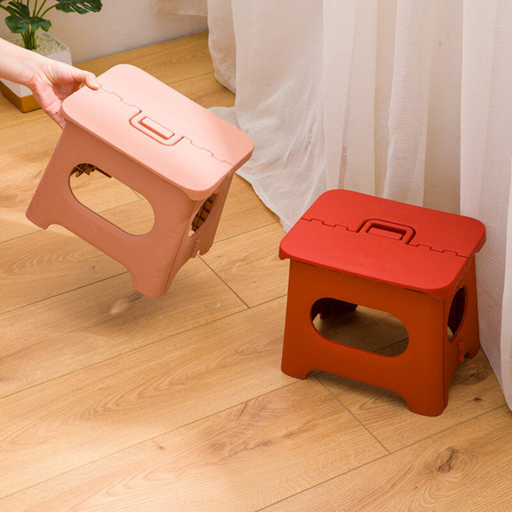 Versatile Portable Folding Step Stool with Easy Grip Handle