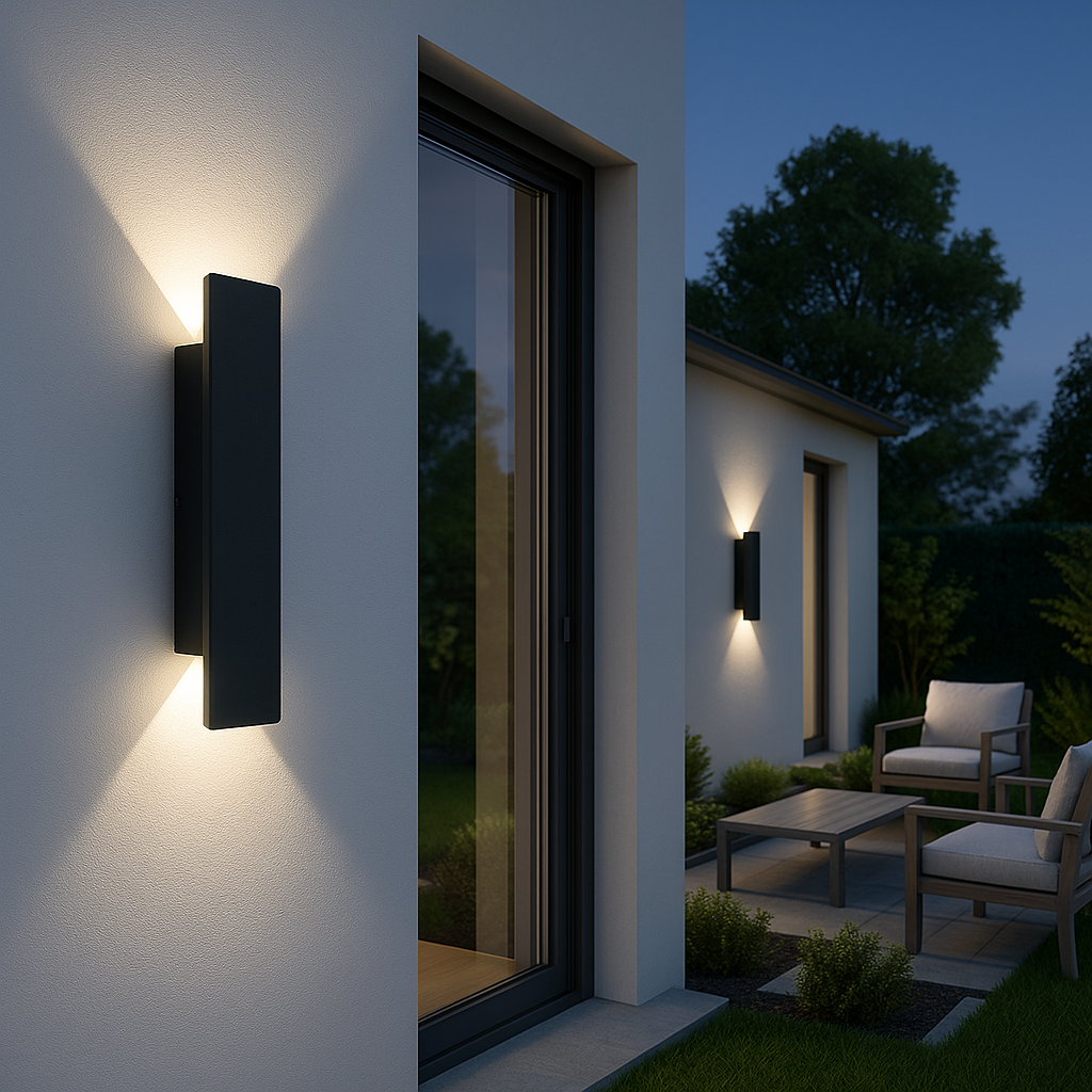 Modern Weather-Resistant LED Outdoor Wall Lamp