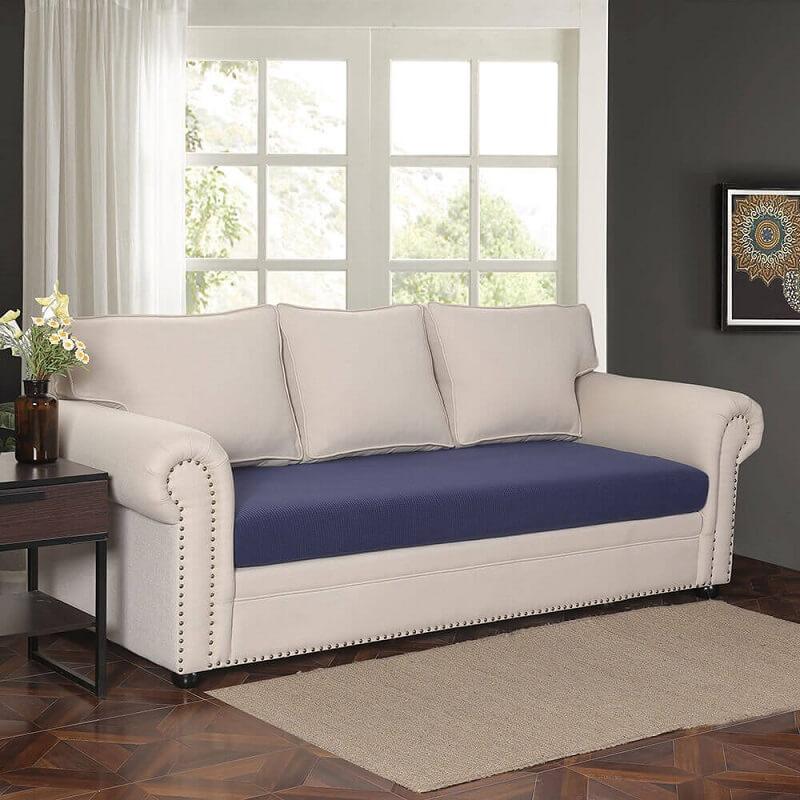 Elastic Sofa Cushion Protector - Washable Slipcover for All Sizes