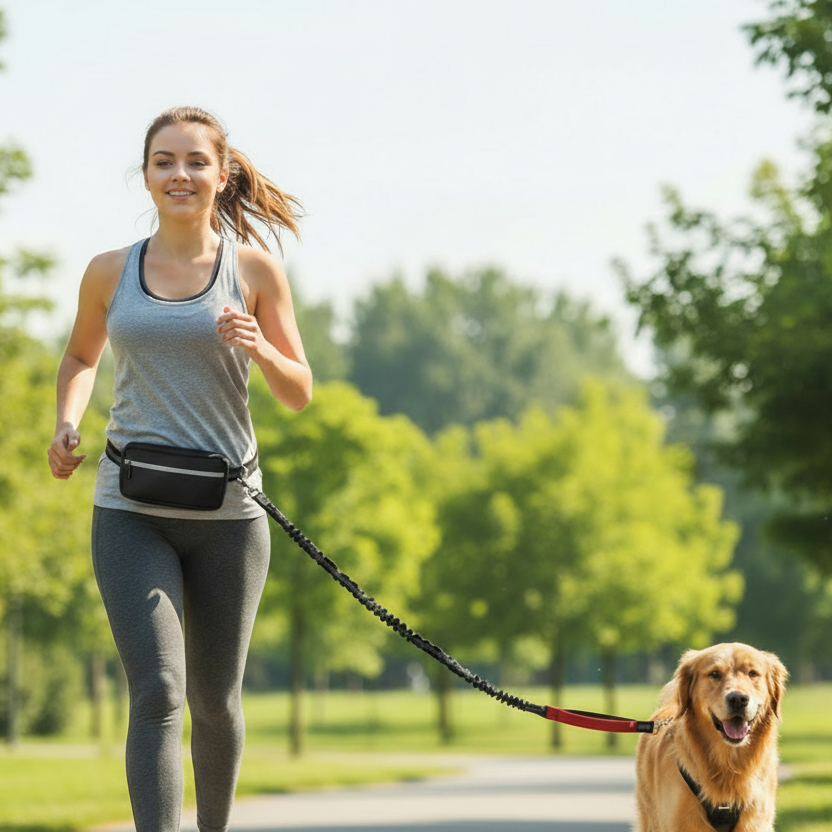 FREEDOMWALK - Hands-Free Dog Leash with Secure Harness