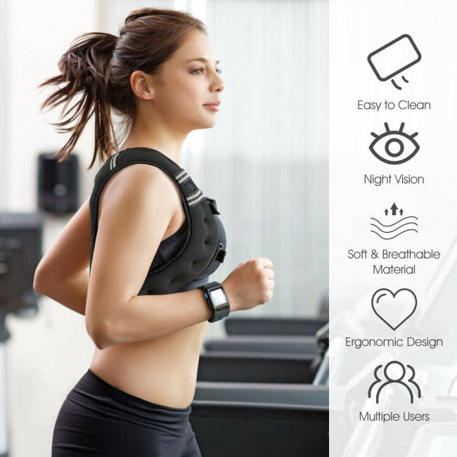 PowerLift Adjustable Weighted Vest for Enhanced Training