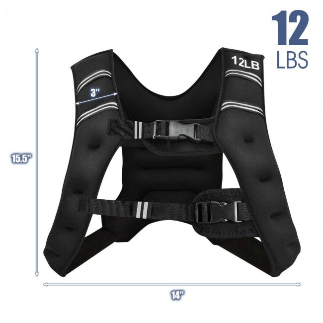PowerLift Adjustable Weighted Vest for Enhanced Training