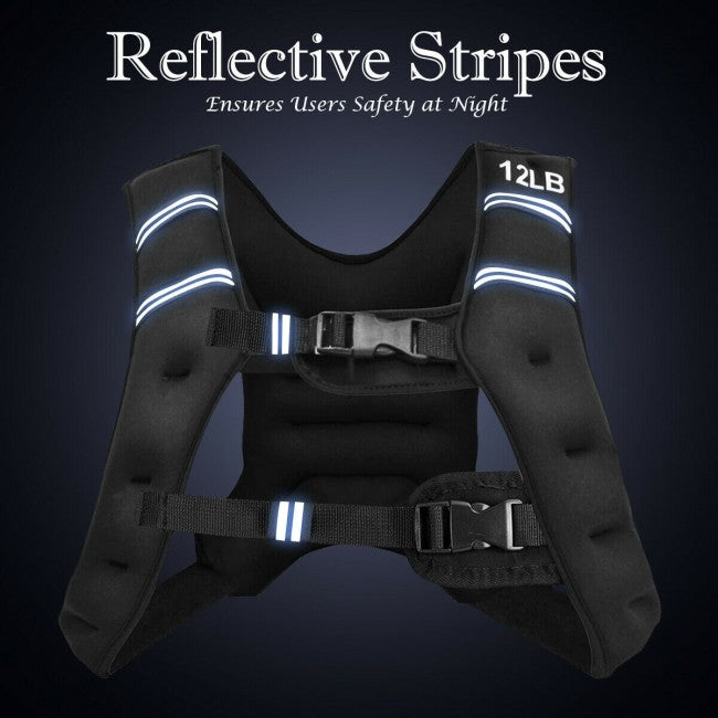 PowerLift Adjustable Weighted Vest for Enhanced Training