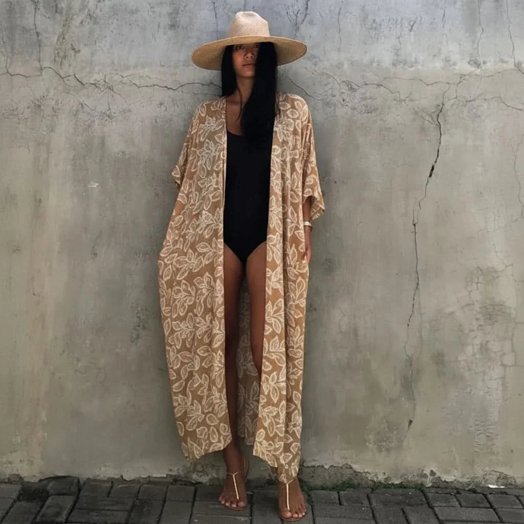 Bohemian Style Plus-Size Cover-Up – Elegant Summer Fashion
