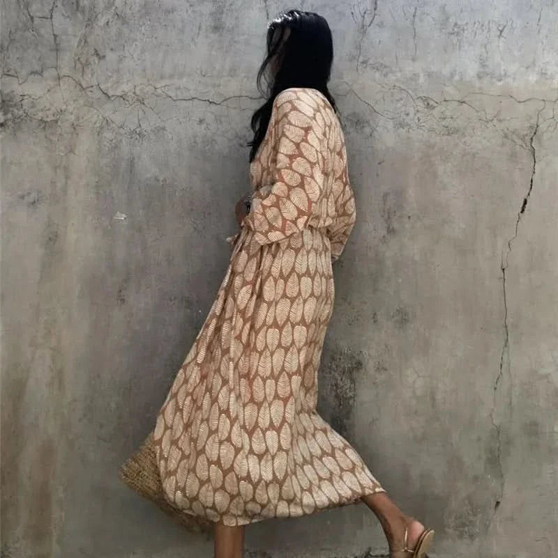 Bohemian Style Plus-Size Cover-Up – Elegant Summer Fashion