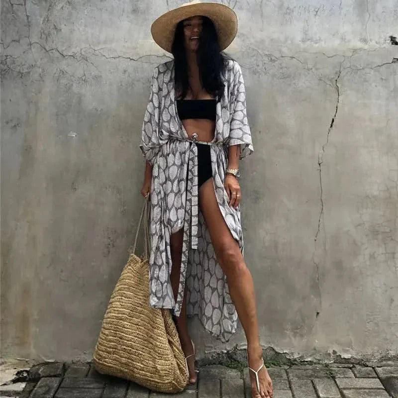 Bohemian Style Plus-Size Cover-Up – Elegant Summer Fashion