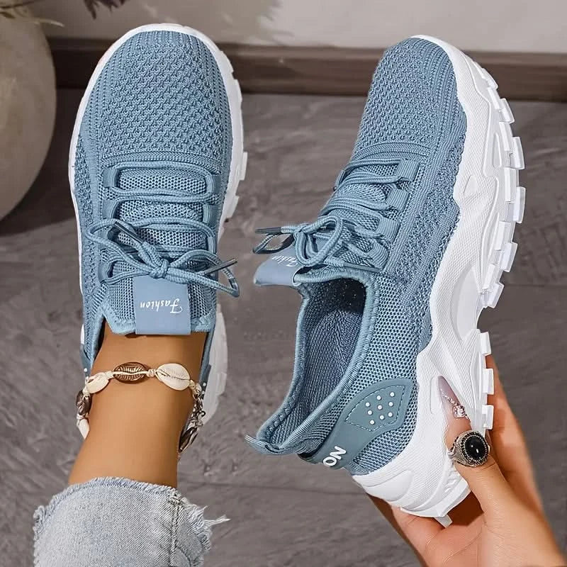 Lightweight Knit Shoes for Women with Non-Slip Grip