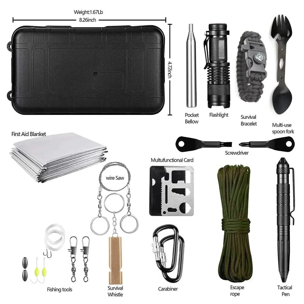 Emergency Survival Kit for Outdoor Activities – Professional Grade