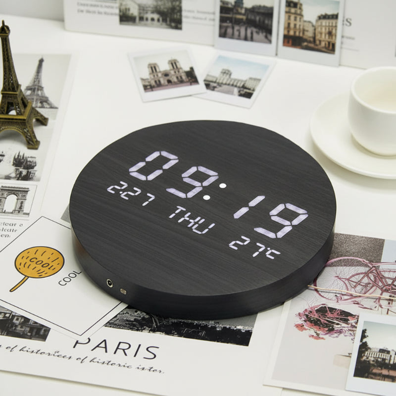 Nordic Elegance: Modern Digital Wall Clock for Every Space