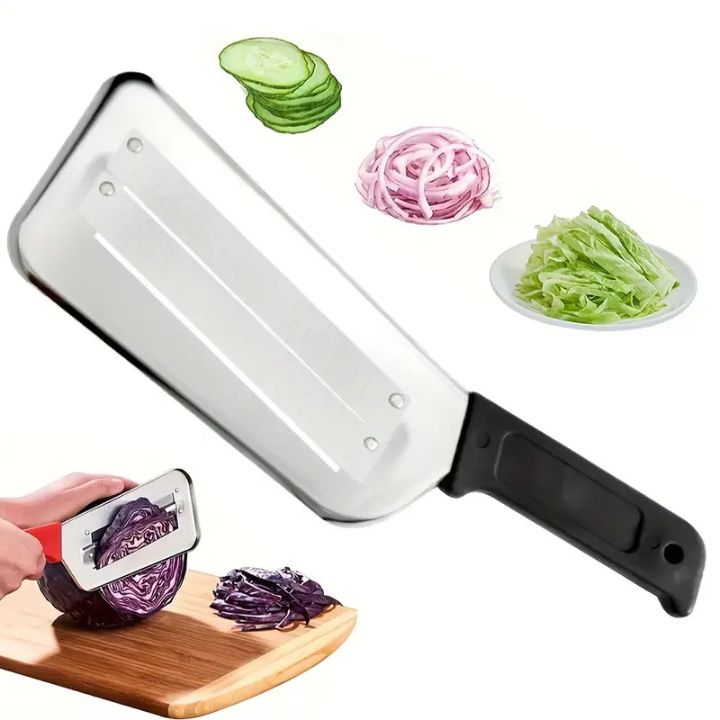 Dual-Layer Stainless Steel Slicer
