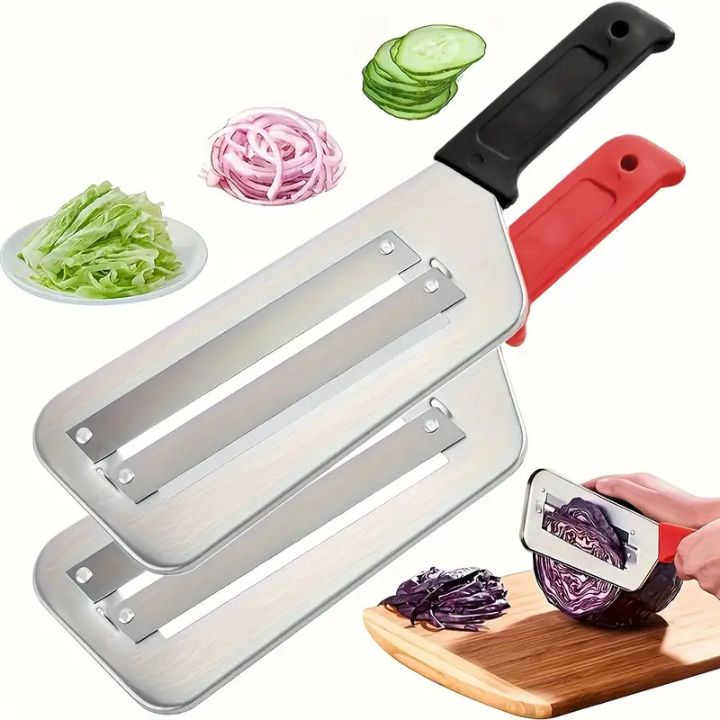 Dual-Layer Stainless Steel Slicer