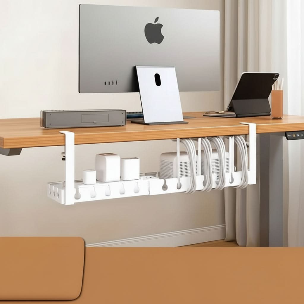 Adjustable Cable Organizer for Under-Desk Use – Tangle-Free Workstation