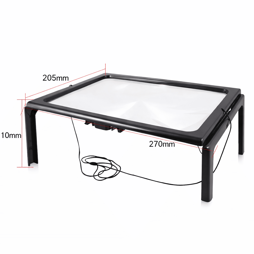 VisionEase - 3x Foldable Table Magnifier with LED Light