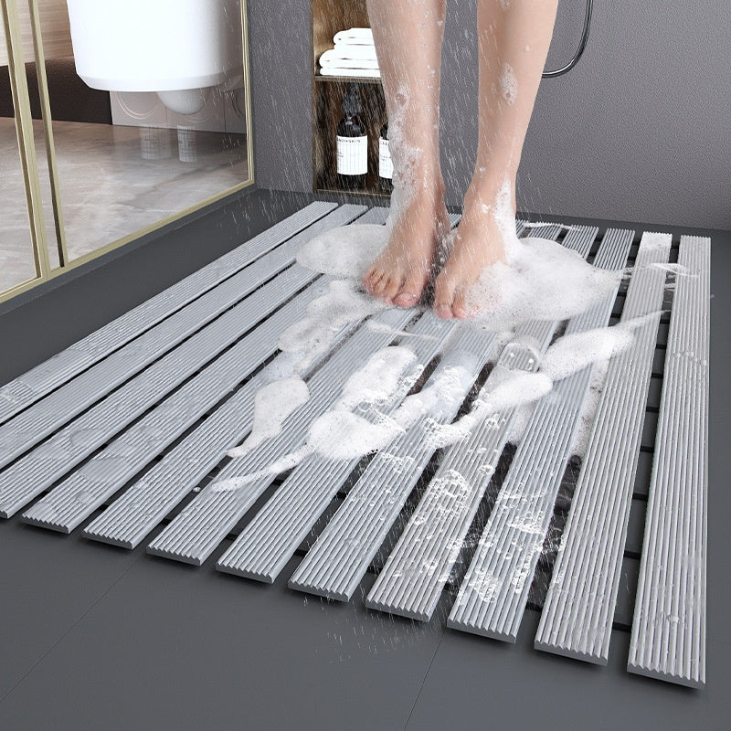 Customizable Non-Slip Bath Mat with Quick-Drain Design