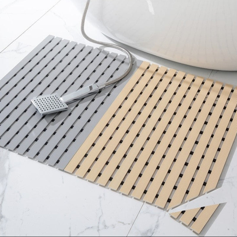 Customizable Non-Slip Bath Mat with Quick-Drain Design