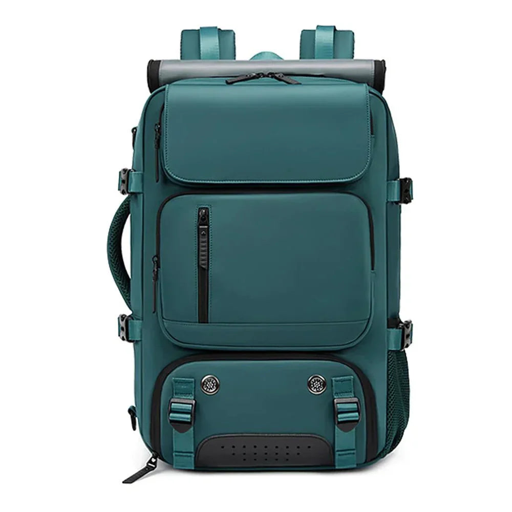 AquaGuard Travel Backpack with USB Charging & Shoe Storage