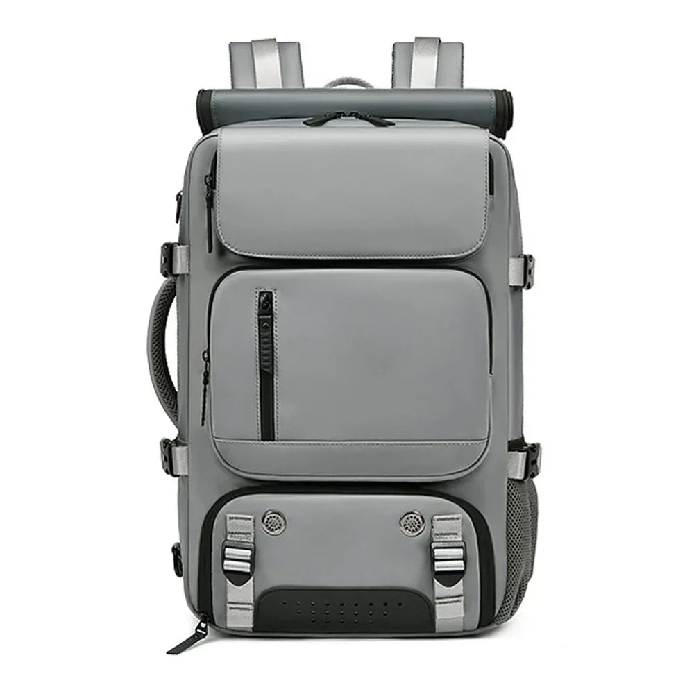 AquaGuard Travel Backpack with USB Charging & Shoe Storage