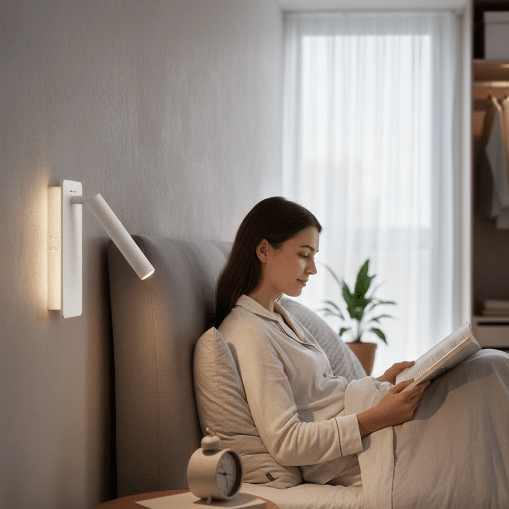 Versatile LED Bedside Light for Every Atmosphere